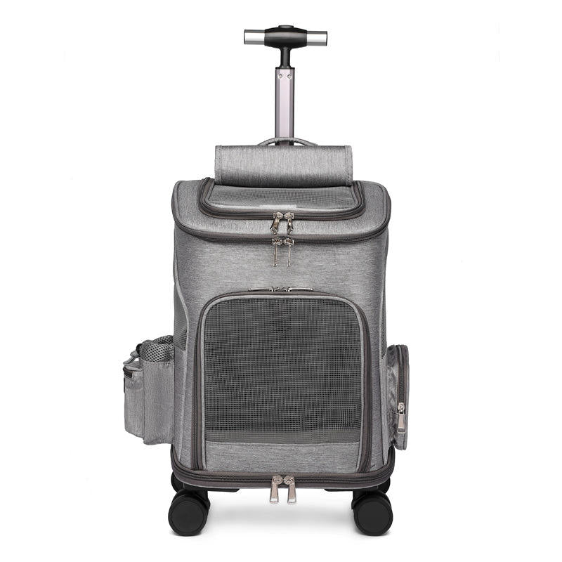 Foldable Pet Carrier with Wheels