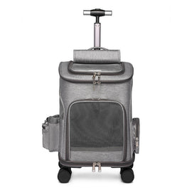 Foldable Pet Carrier with Wheels